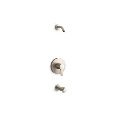 Elate Rite-Temp Bath And Shower Trim Kit Without Showerhead - Vibrant Brushed Nickel