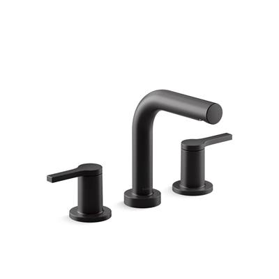 Elate Deck-mount bath faucet trim - Matte Black
