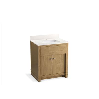 AlouetteE 30'' bathroom vanity cabinet with sink and quartz top