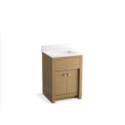 AlouetteE 24'' bathroom vanity cabinet with sink and quartz top