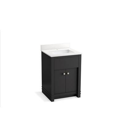 AlouetteE 24'' bathroom vanity cabinet with sink and quartz top