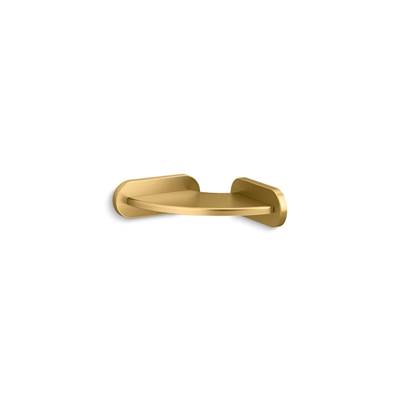 Elate Foot ledge - Vibrant Brushed Moderne Brass
