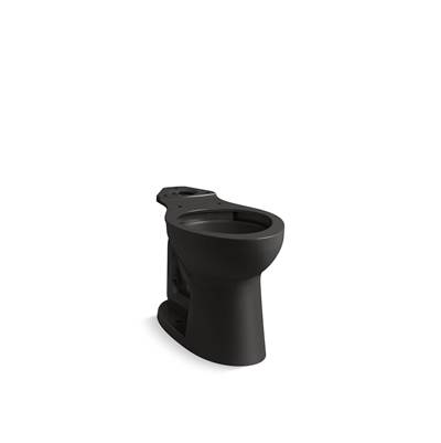 Elongated toilet bowl - Black