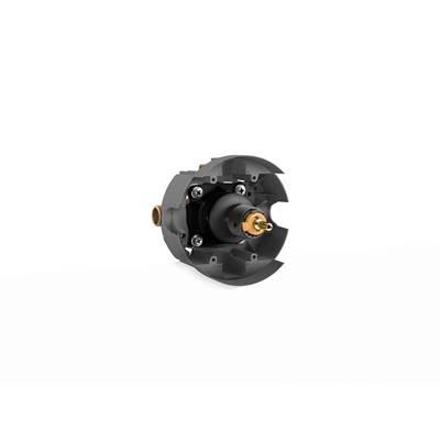 Pressure-balancing valve body and cartridge kit