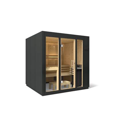 Five-person Indoor Sauna - Graphite Grey