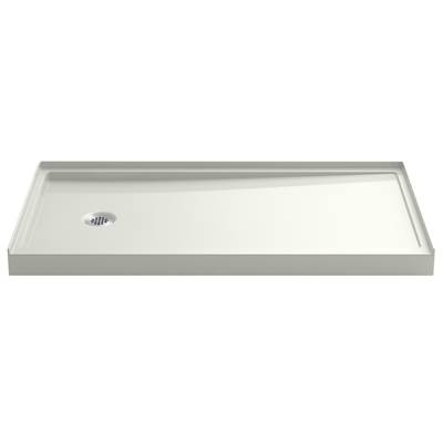 Kohler Rely 60-in x 32-in Single-Threshold Shower Base with Left-Hand Drain, Dune