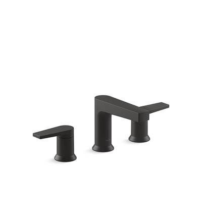 Kohler | Taut | Widespread Bathroom Sink Faucet - Matte Black