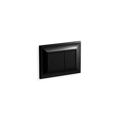 Kohler Memoirs Flush Actuator Plate for 2'' X 4'' In-wall Tank and Carrier System - Black