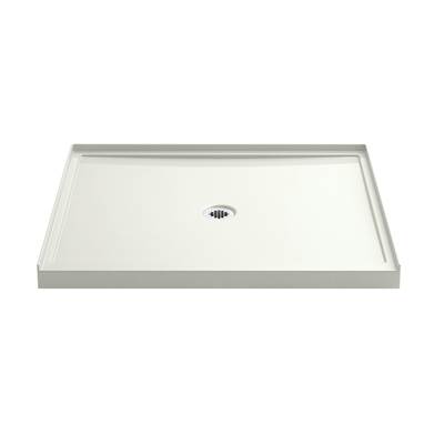 Kohler Reply 48-in x 42-in Single-Threshold Shower Base with Center Drain, Dune