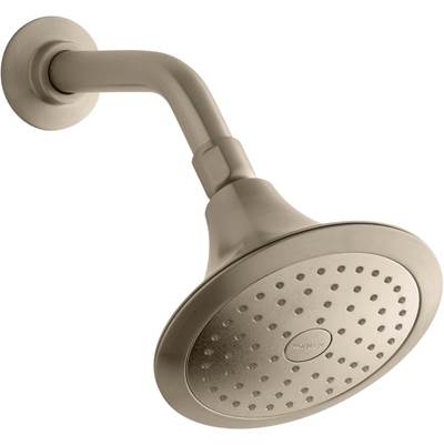 Forte 1.75 gpm single-function showerhead with Katalyst(R) air-induction technology - Vibrant Brushed Bronze