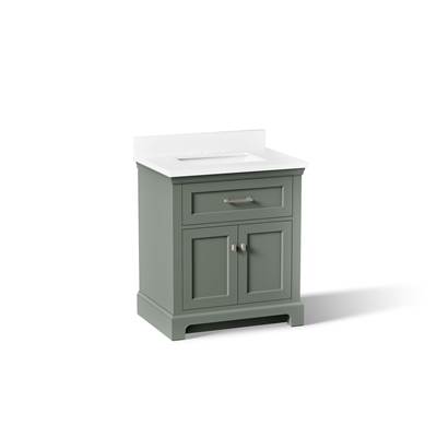 Charlemont 30'' Bathroom Vanity Cabinet With Sink And Quartz Top Umbral Green