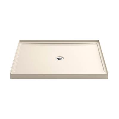 Kohler Rely 60-in x 42-in Single-Threshold Shower Base with Center Drain, Ice Grey - Ice Gray