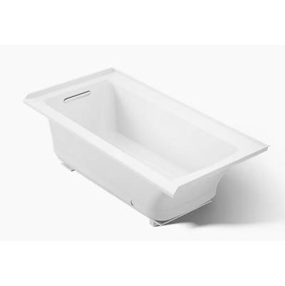 Archer 60'' x 30'' alcove Heated BubbleMassageE air bath, left drain