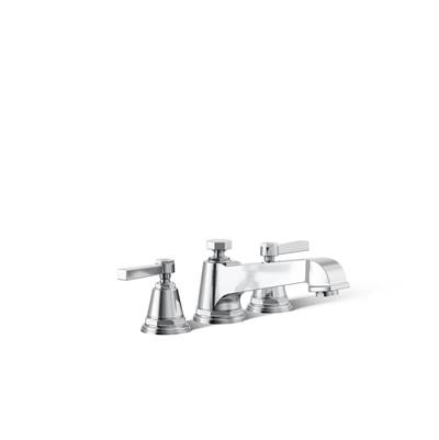 Kohler Pinstripe Pure Deck-mount Bath Faucet Trim - Polished Chrome