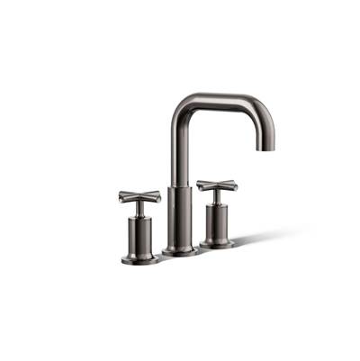 Kohler Purist Deck-mount Bath Faucet Trim with Cross Handles - Vibrant Titanium