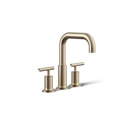 Kohler Purist Deck-mount Bath Faucet Trim with Lever Handles - Vibrant Brushed Bronze