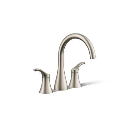 Kohler Simplice Deck-mount bath faucet trim - Vibrant Brushed Nickel
