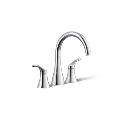 Kohler Simplice Deck-mount bath faucet trim - Polished Chrome