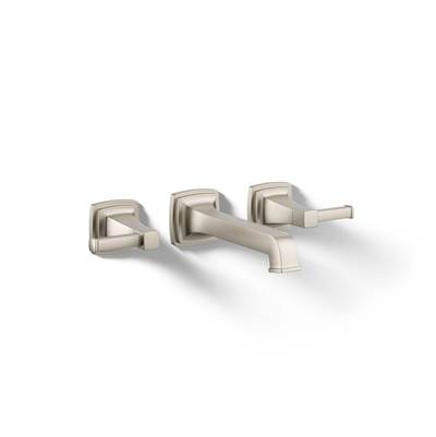 Kohler Riff Wall-mount bathroom sink faucet trim, 1.2 gpm - Vibrant Brushed Nickel
