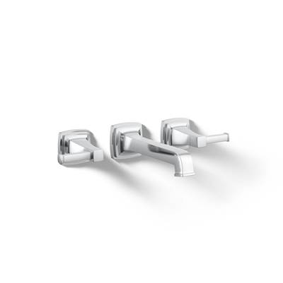 Kohler Riff Wall-mount bathroom sink faucet trim, 1.2 gpm - Polished Chrome