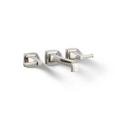 Kohler Riff Wall-mount bathroom sink faucet trim, 1.2 gpm - Vibrant Polished Nickel