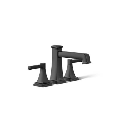 Kohler Riff Deck-mount bath faucet trim with diverter - Matte Black