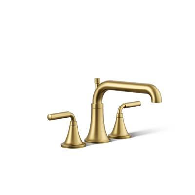 Kohler ToneE Deck-mount bath faucet trim with diverter - Vibrant Brushed Moderne Brass