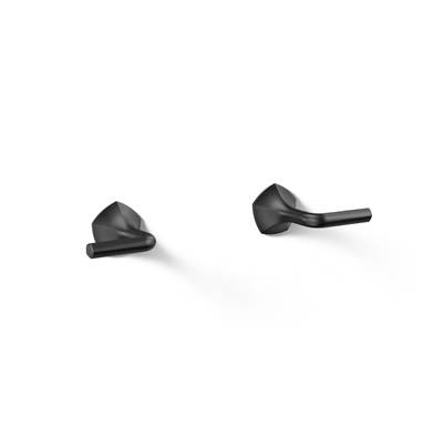 Kohler Occasion Wall-mount Bathroom Sink Faucet Lever Handle Trim, 1.2 Gpm - Matte Black