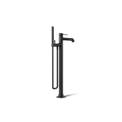 Kohler Occasion Floor-mount Bath Filler Trim with Handshower - Matte Black