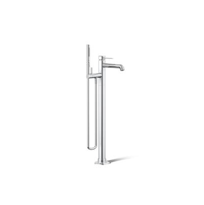 Kohler Occasion Floor-mount Bath Filler Trim with Handshower - Polished Chrome