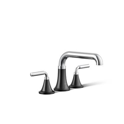 Kohler ToneE Deck-mount bath faucet trim - Polished Chrome With Matte Black