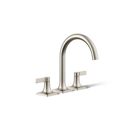 Kohler Venza Deck-mount bath faucet trim - Vibrant Brushed Nickel