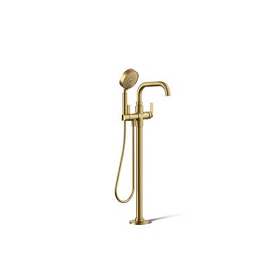 CastiaE by Studio McGee Floor-mount bath filler trim with handshower