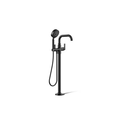 CastiaE by Studio McGee Floor-mount bath filler trim with handshower
