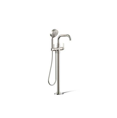 CastiaE by Studio McGee Floor-mount bath filler trim with handshower