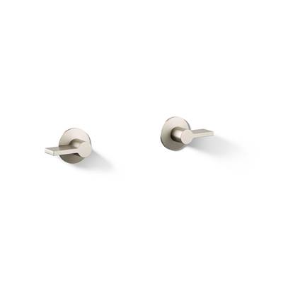 Components Wall-mount bathroom sink faucet Lever handle trim