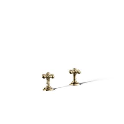 Artifacts Deck-mount bath faucet handle trim with Cross design