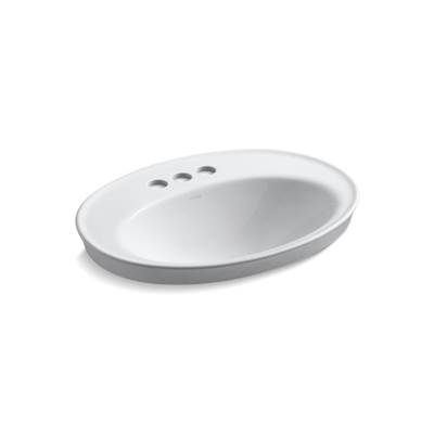 Kohler Serif 22-1/4'' oval drop-in bathroom sink - White