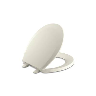 Kohler Lustrae Quick-releasee Round-front Toilet Seat - Biscuit