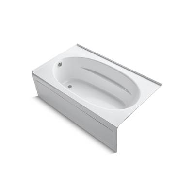 Kohler Windward 72'' x 42'' alcove bath, left drain - White