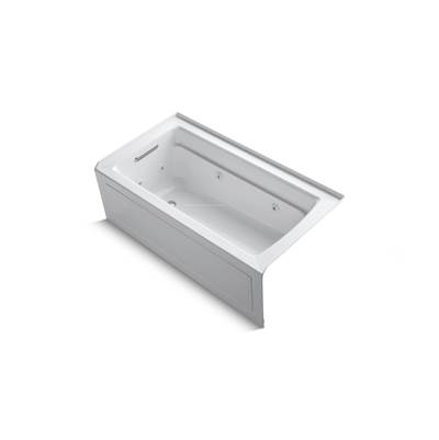 Archer 60'' x 32'' alcove heated whirlpool bath, left drain