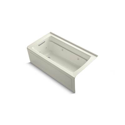 Archer 60'' x 32'' alcove heated whirlpool bath, left drain