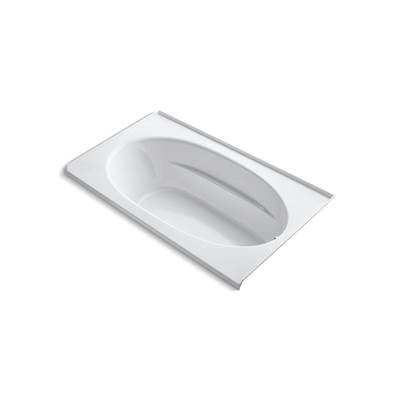 Kohler Windward 72'' x 42'' alcove bath, right drain - White