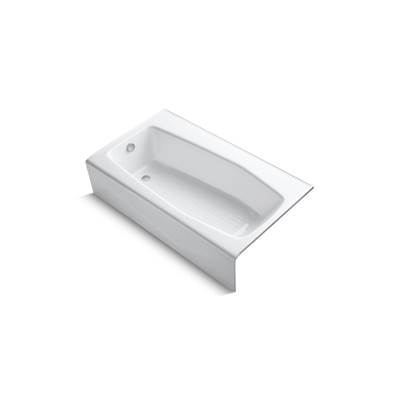 Kohler Villager 60'' x 34-1/4'' alcove bath, left drain - White