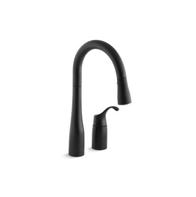 Kohler | Simplice | Deck Mounted Kitchen Faucet - Matte Black
