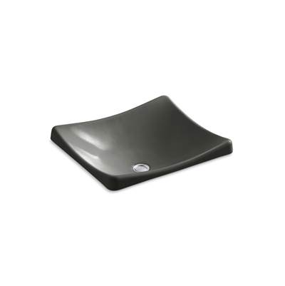 DemiLav 18-1/4'' rectangular vessel bathroom sink, no overflow