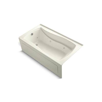 Kohler Mariposa 66'' X 36'' Alcove Whirlpool with Integral Apron and Left-hand Drain - Biscuit