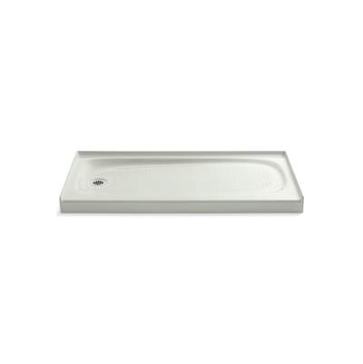 Kohler Salient 60'' x 30'' alcove shower base, left drain - Dune