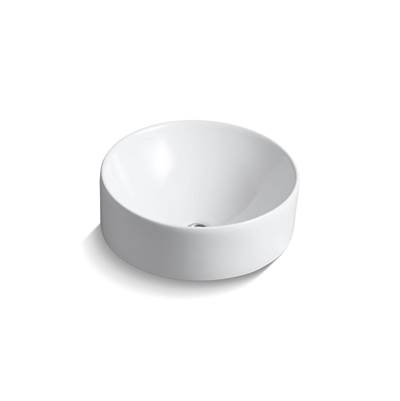 Kohler Vox 16-1/2'' round vessel bathroom sink - White