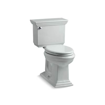 Kohler Memoirs Stately Two-piece Elongated Toilet, 1.28 Gpf - Ice Grey